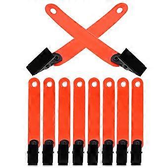 Reflective Clips Outdoor Trail Marking Clip for 12Pcs Glow Safety
