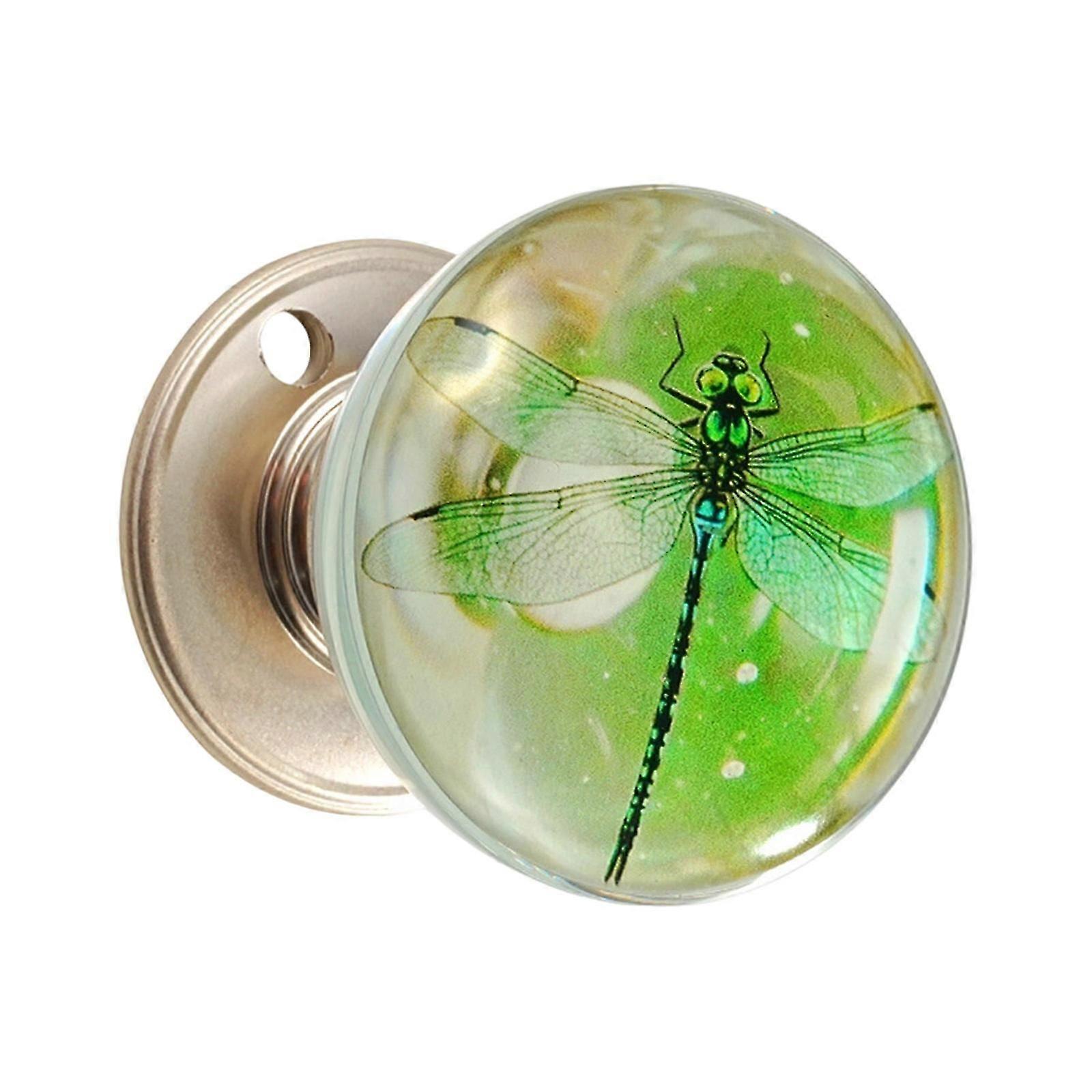 Decorative Ball Door Knob Featuring Nature Inspired Pattern Rustproof Comfortable Handle Simple Maintenance Multicolor