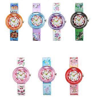 Cartoon Watch Kids Quartz Movement Watch for Children Sailboat Design