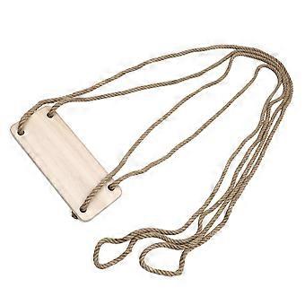 Simple Hanging Chair Wood Swing for Adults and Kids 1Pcs Outdoor Swing