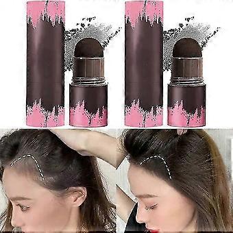 Pó de cabelo linha do cabelo vara em pó, tampa rápida queda de cabelo em segundos, corretivo de raiz instantaneamente esconde a perda de cabelo para meninas mulheres