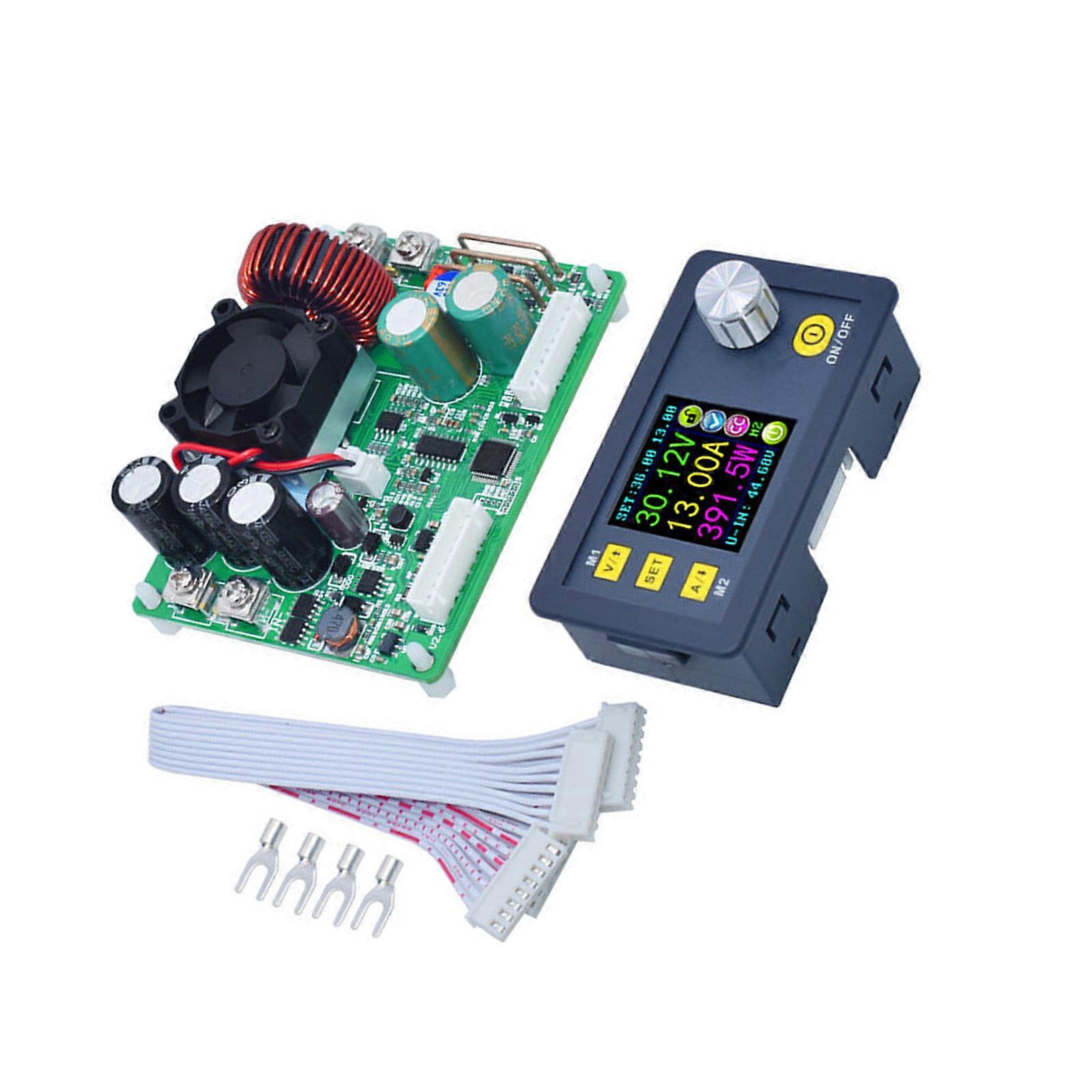 Fan Cooled Power Supply Module 500W with Adjustable Current Output, Color Display, and Regulation Layout for Repair Use Multicolor