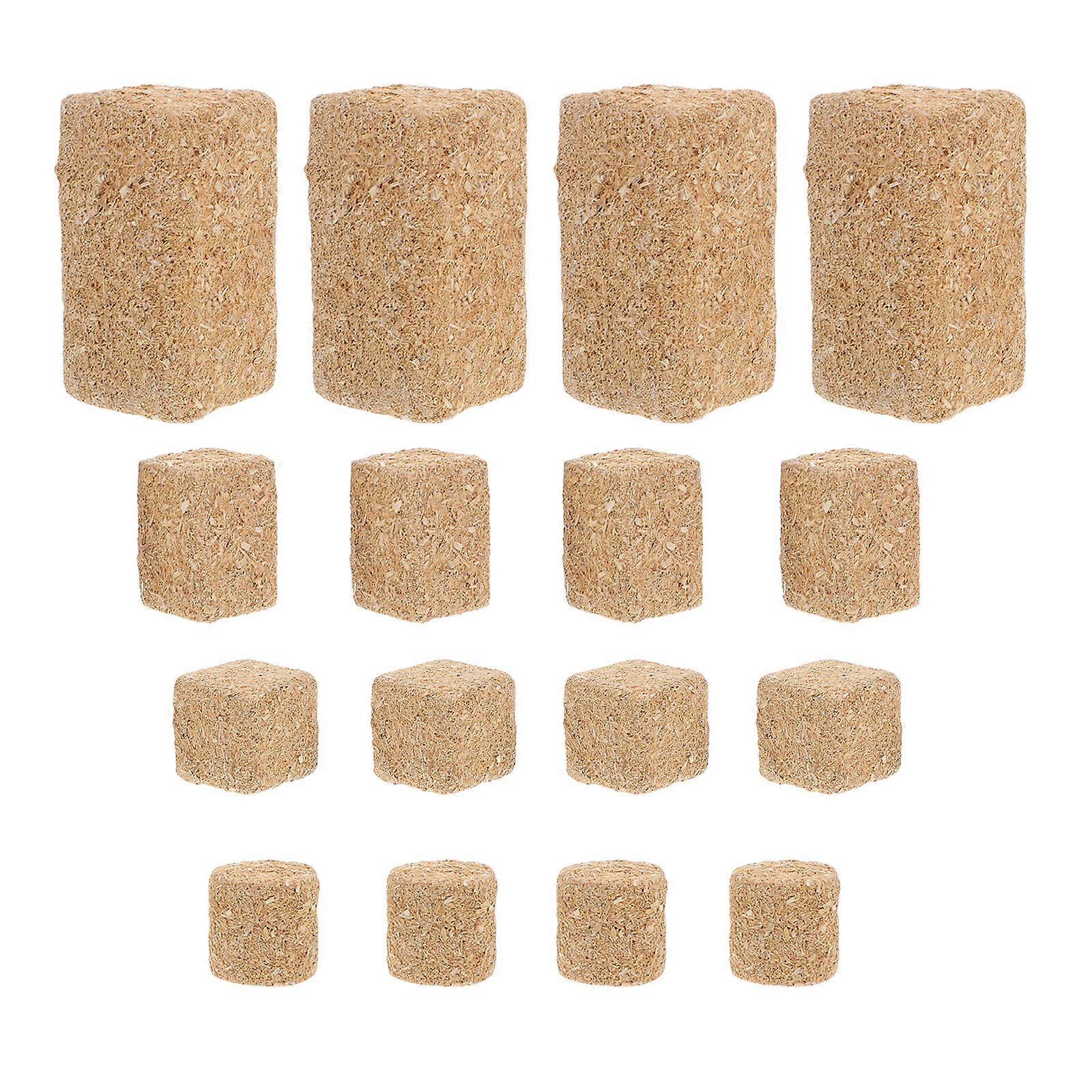 Mini Haystack Decorations for Crafts 4Sets Lightweight Faux Hay Bales
