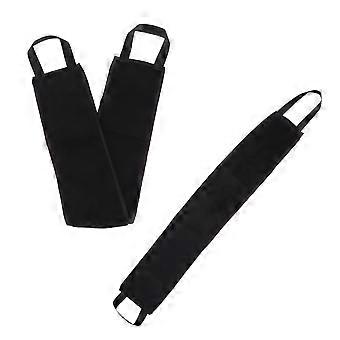 Massage Bath Scrubber for Bathing Use 1Pcs Black Rub Towel Strip