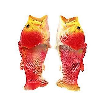 Lustige Fisch-Slipper aus leichtem, rutschfestem PVC – ideal für Strand, Haus, Angeln und die ganze Familie. Erhältlich in den Größen 24–43.