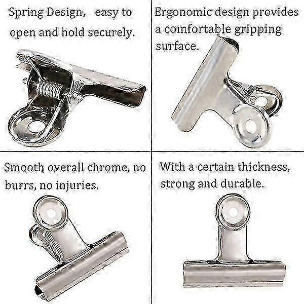 Light Durable Steel Clips, 35-piece Pack, Durable, Soft & Versatile
