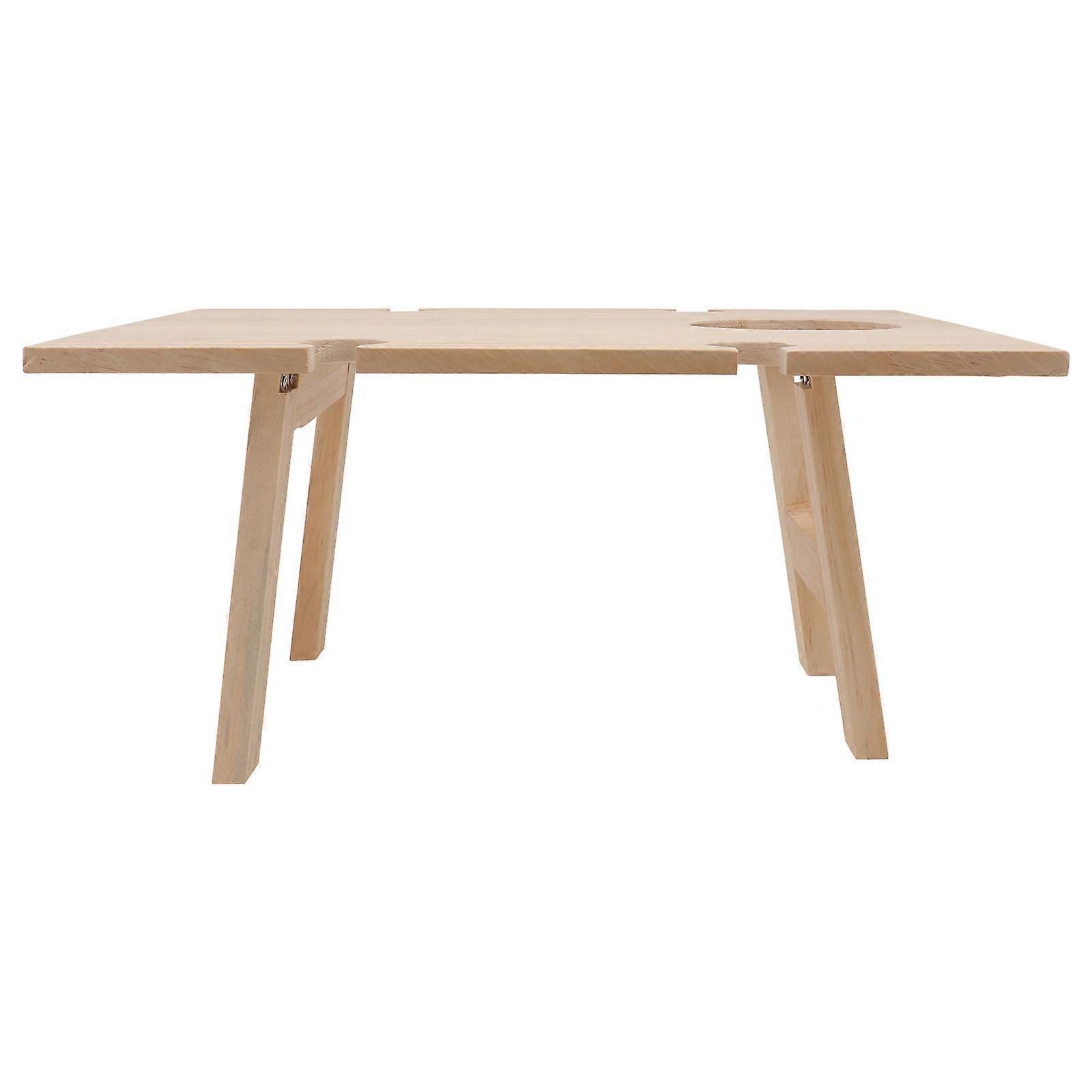 Foldable Wine Table Portable Square Table for Outdoor Use 2Pcs