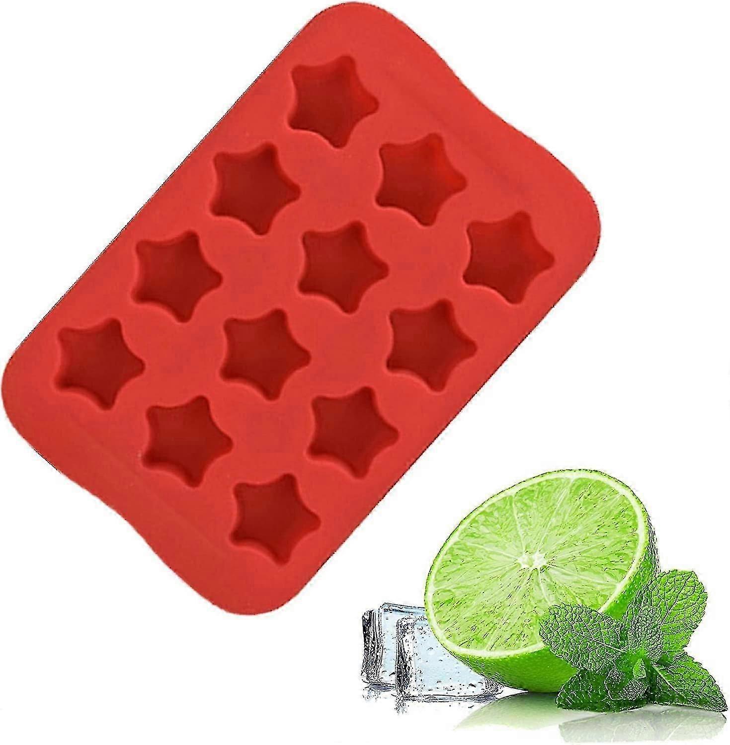 Star Shape Easy Detachable Silicone Ice Tray