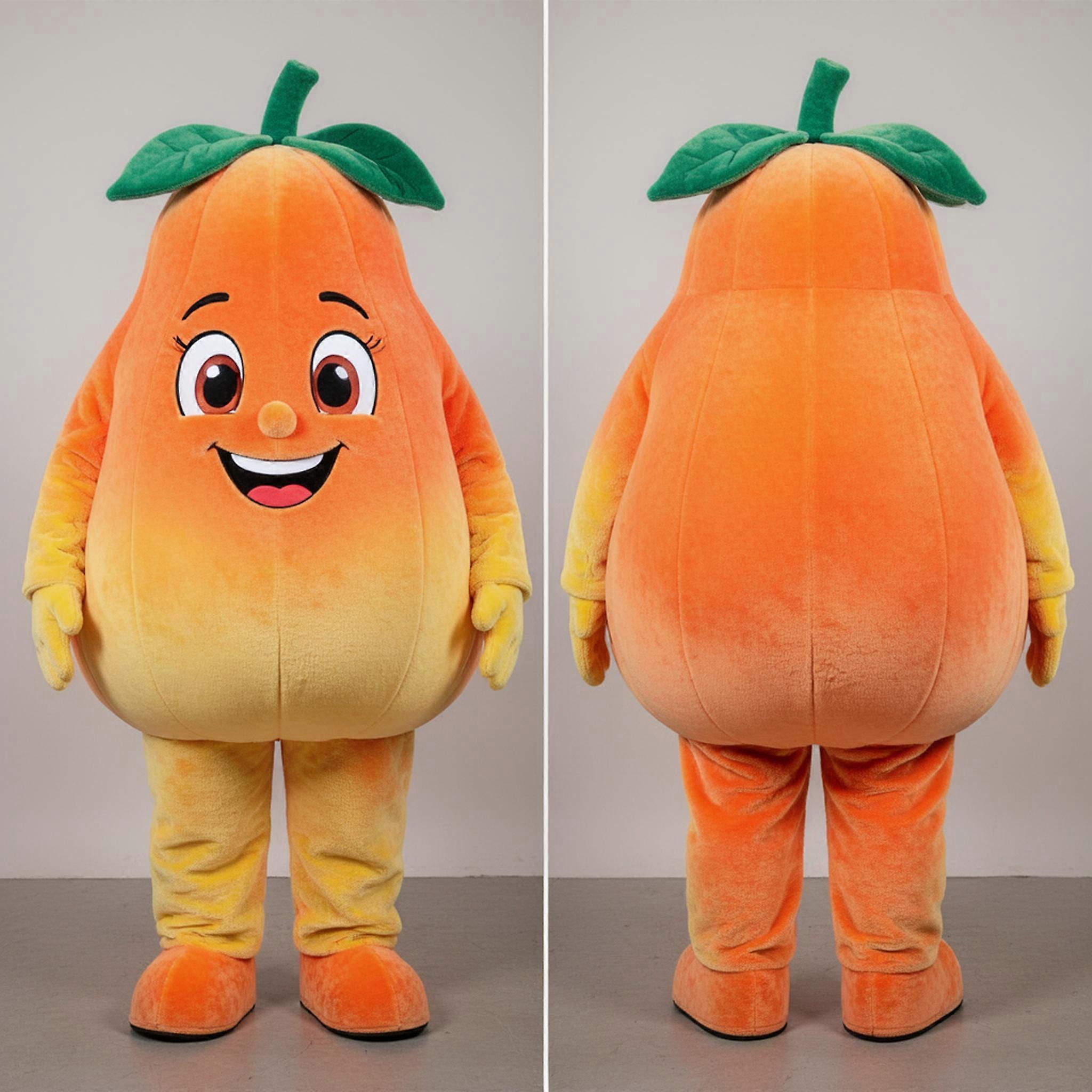 MASTICOT Caramel Gold Rounded Squash Mascot