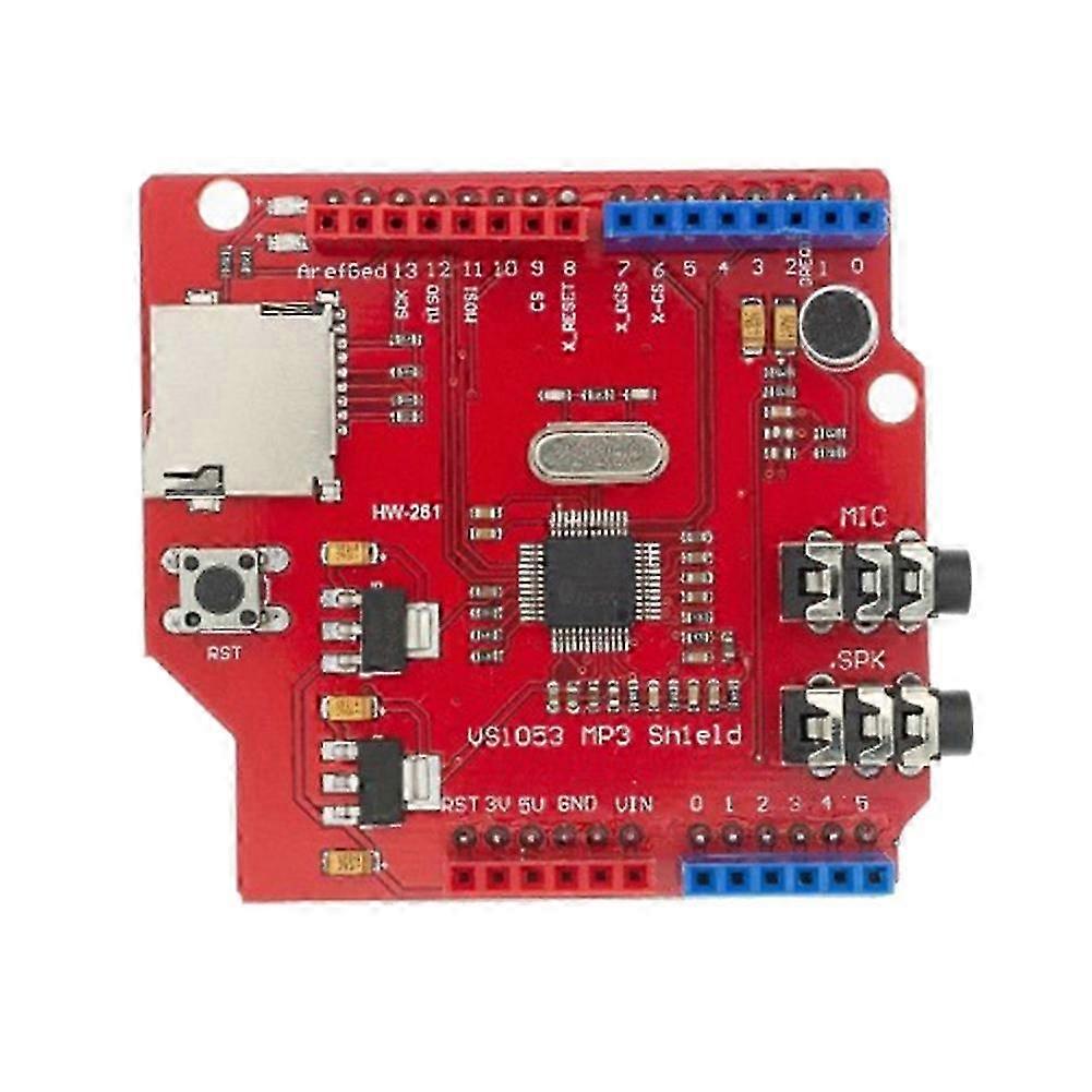 VS1053 Stereo Audio MP3 Player Shield Record Decode Development Board Module for OGG Real-Time Encoding Recording