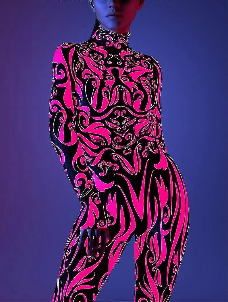 Psychedelic costume for UV light events
