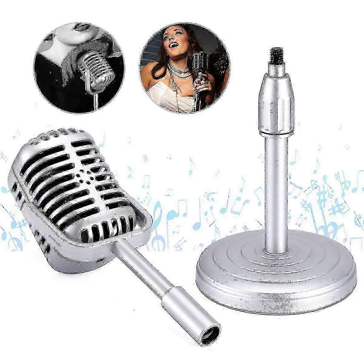 Metal Retro Vocal Microphone