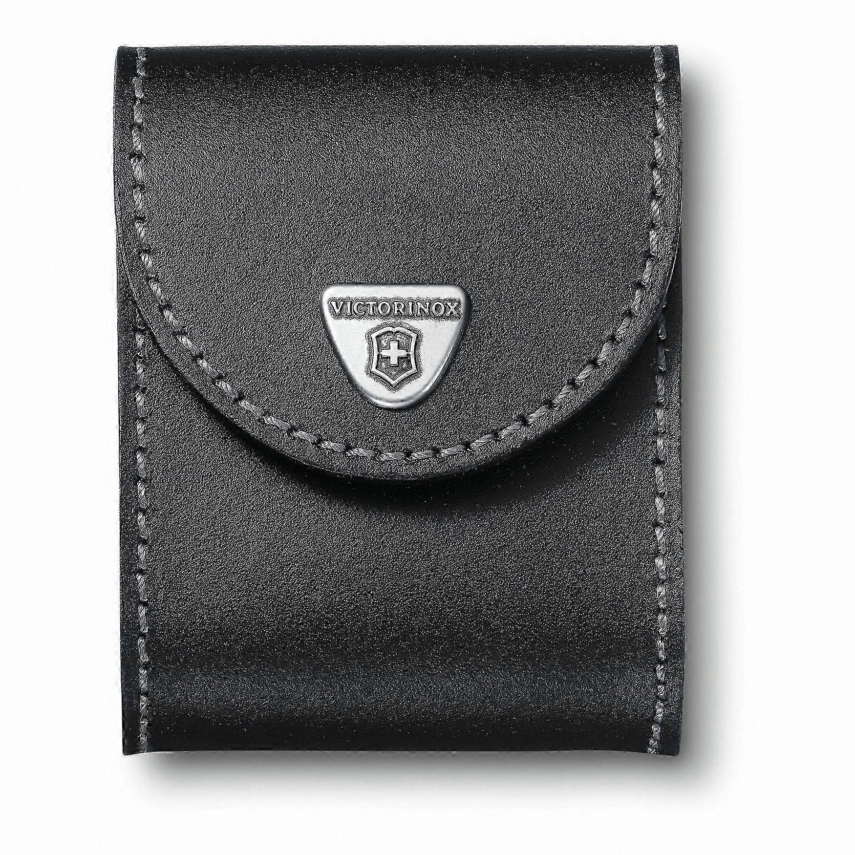 Extra Large Black Leather Pouch for Oversized Models