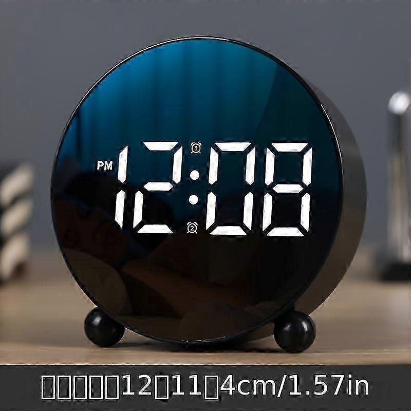 LED LCD Alarm Clock Temperature Display Electronic Desk Clock