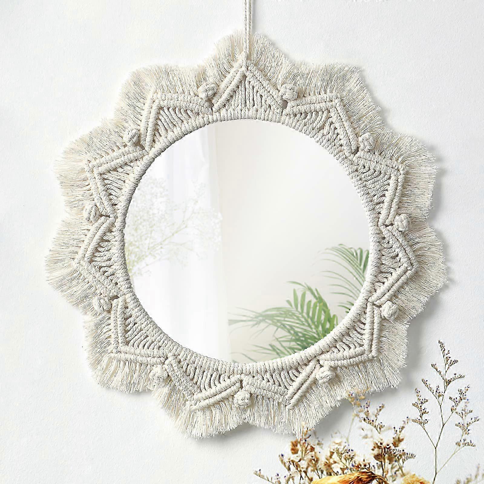 Boho Sunburst Mirror 15 Inch
