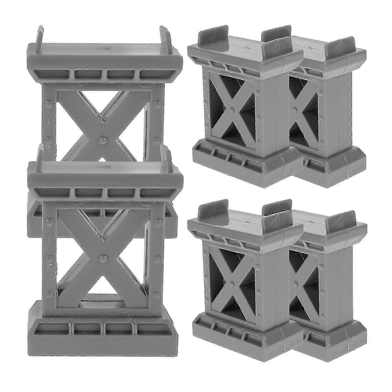 Train Track Support Bridge Pier Set