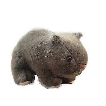 Elektryczny haftowany pluszowy wombat z bawełny PP, ścisłe szycie