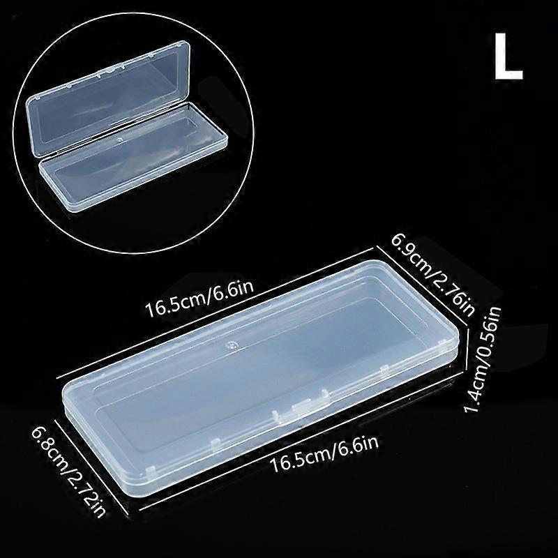Mini Plastic Box Rectangular Box Translucent Box Packing Box Storage Box Dustproof Solid Strong Jewelry Storage Case Container