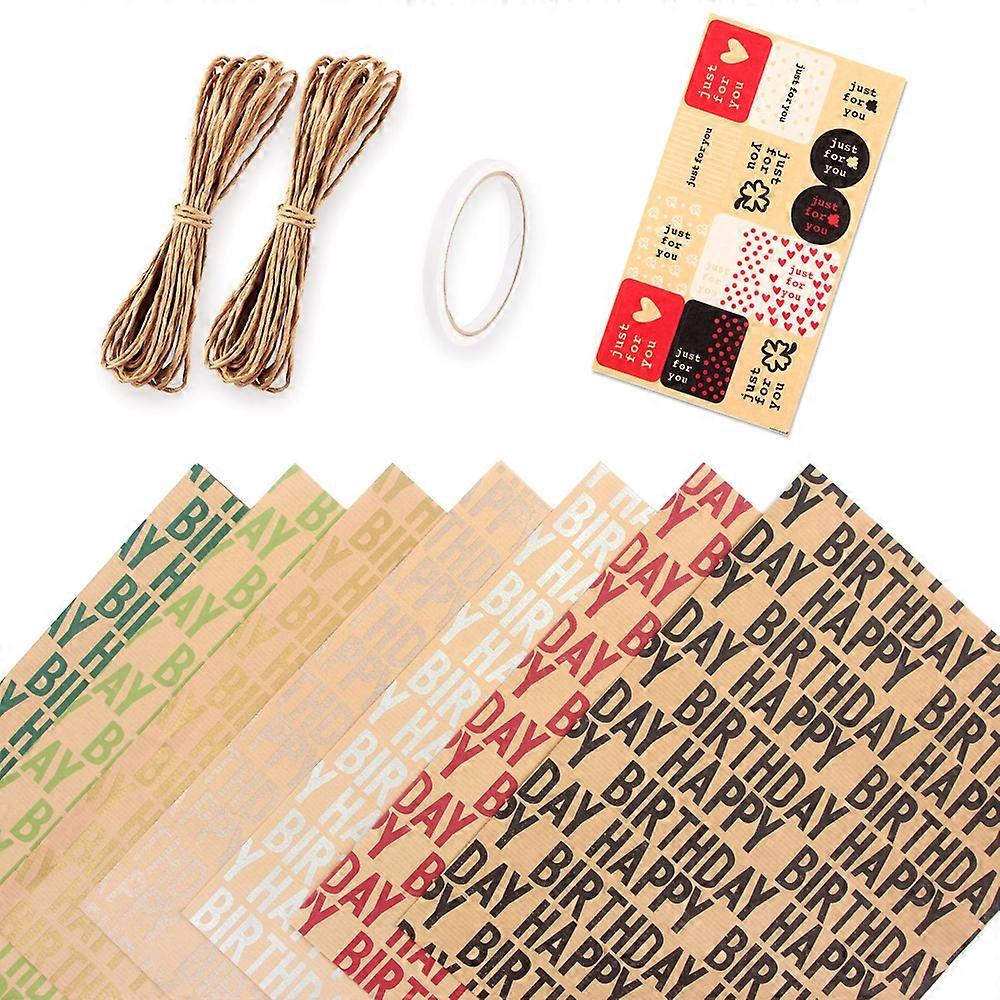 Vibrant Eco-Friendly Multicolor Wrapping Paper