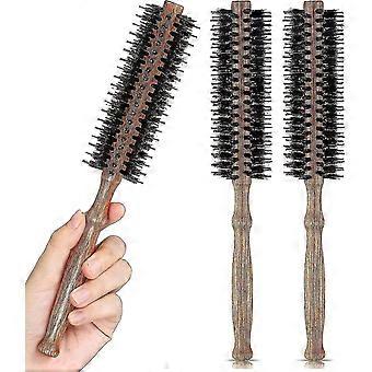 3 Pieces Small Styling Hair Brush - for Short Hair, Small Round Brush For Bang, 8_HP