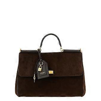 Dolce & Gabbana Brown Pvc Handbag