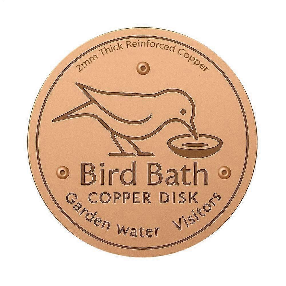 Copper Birdbath Water Purifier