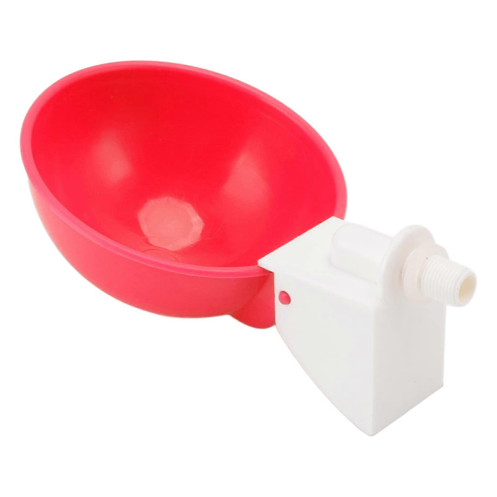 Water Feeder for Poultry, Automatic, G1/8 Male Thread, Red