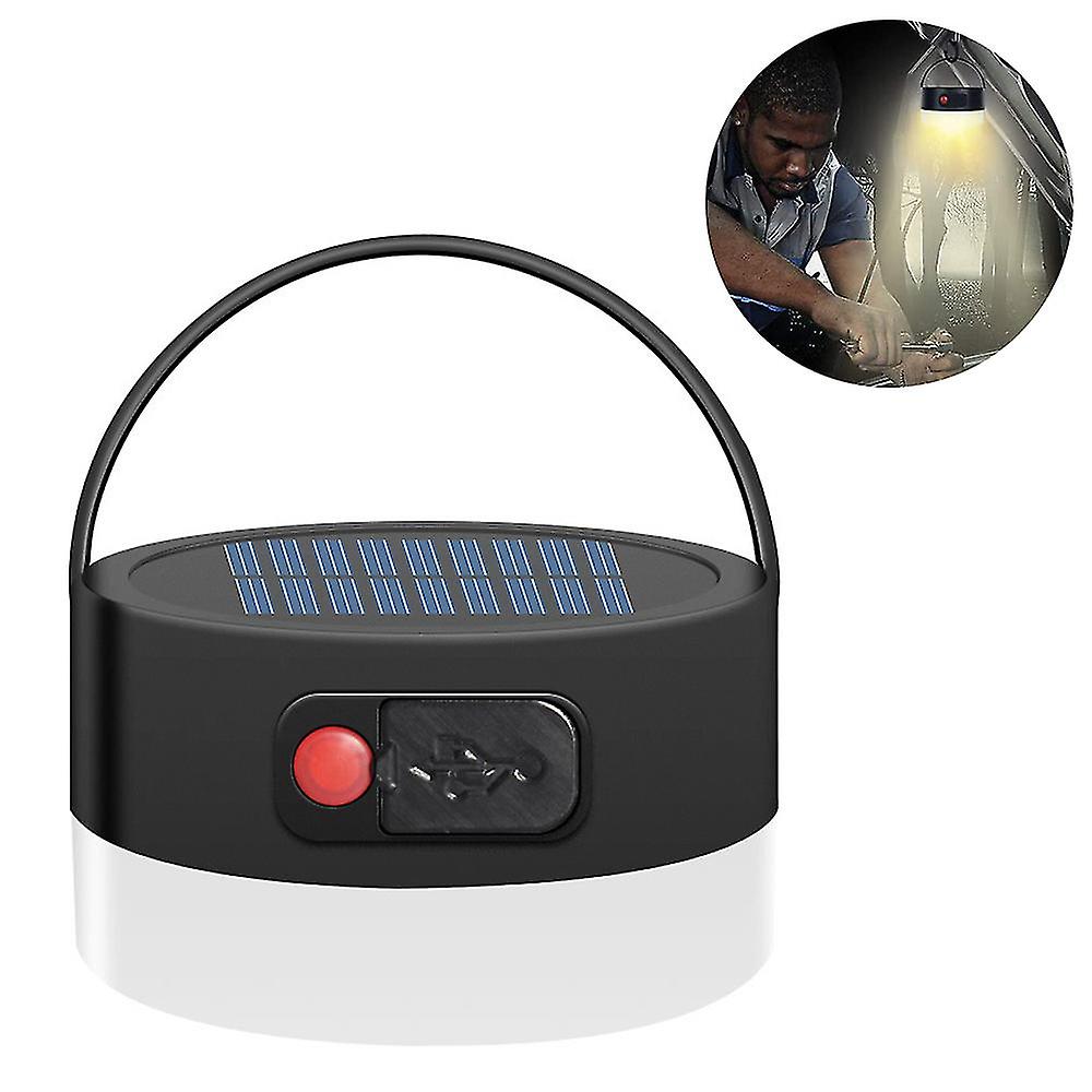 Camping Lights, Rechargeable Solar Camping Lamp Flashlight