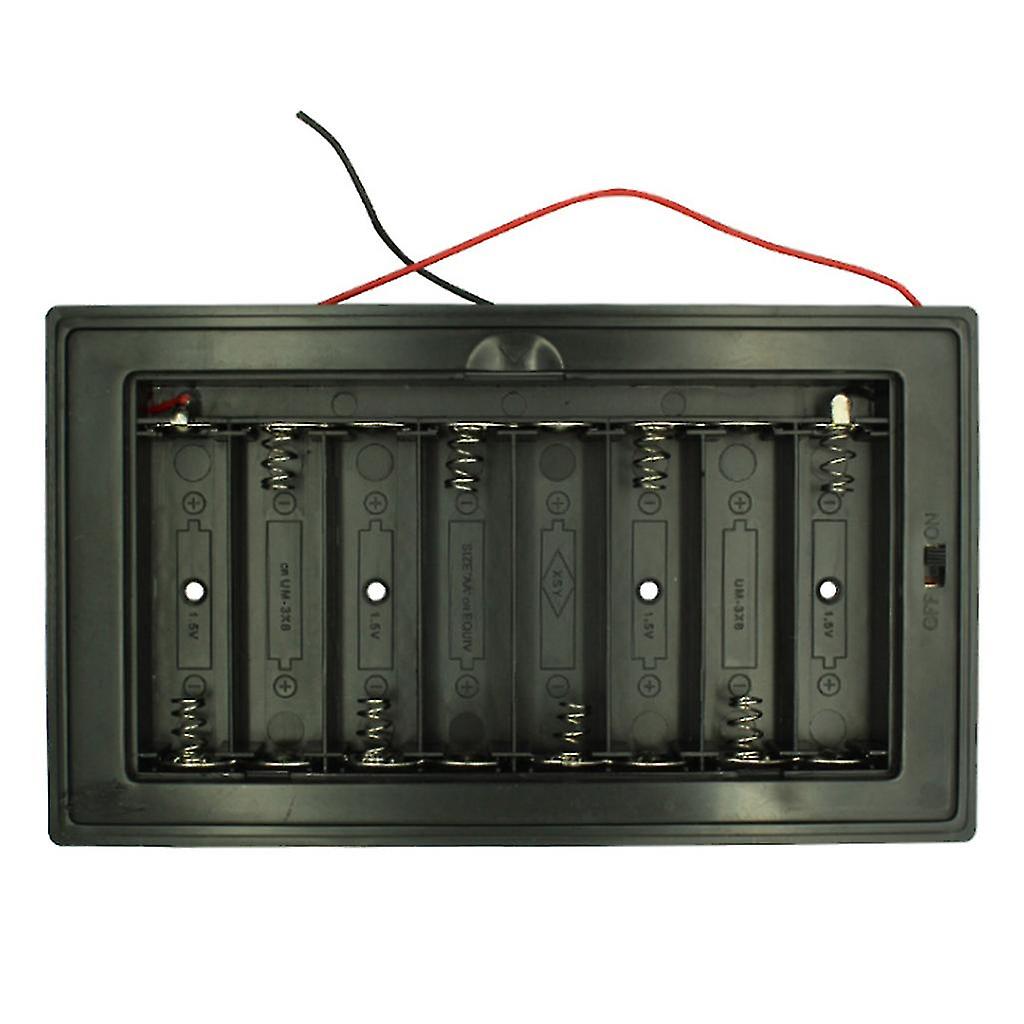 12v 8aa On/off Switch Storage Holder Compatible With Case Battery Container
