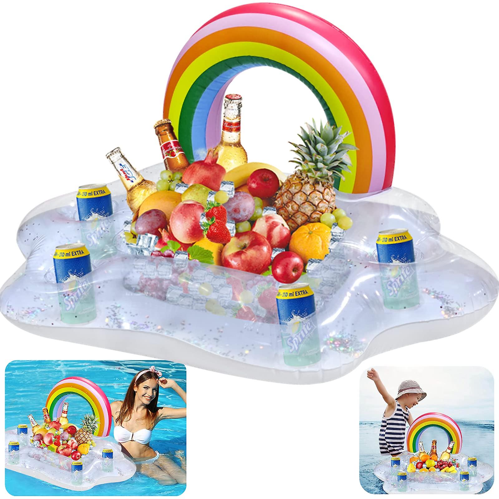 2023 - Pool Buoy, Floating Pool Bar, Inflatable Pool Bar, Pool Bar, Inflatable Cup Holder