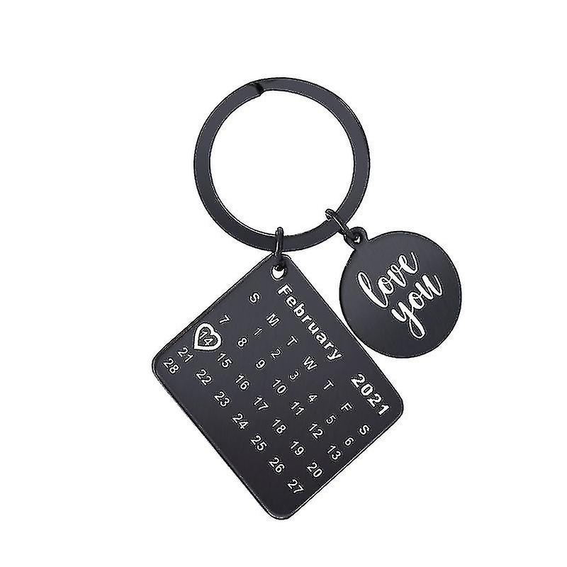 2021 Valentine Jewelry Calendar Keychain I Love You New Year