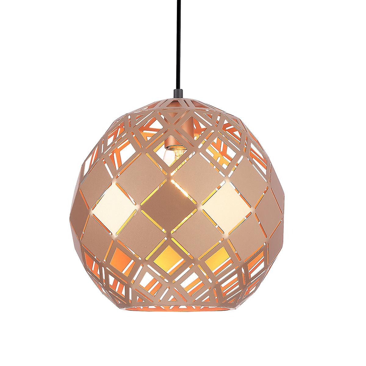Paulela Modern 1 Light Dome Pendant Ceiling Light, E27