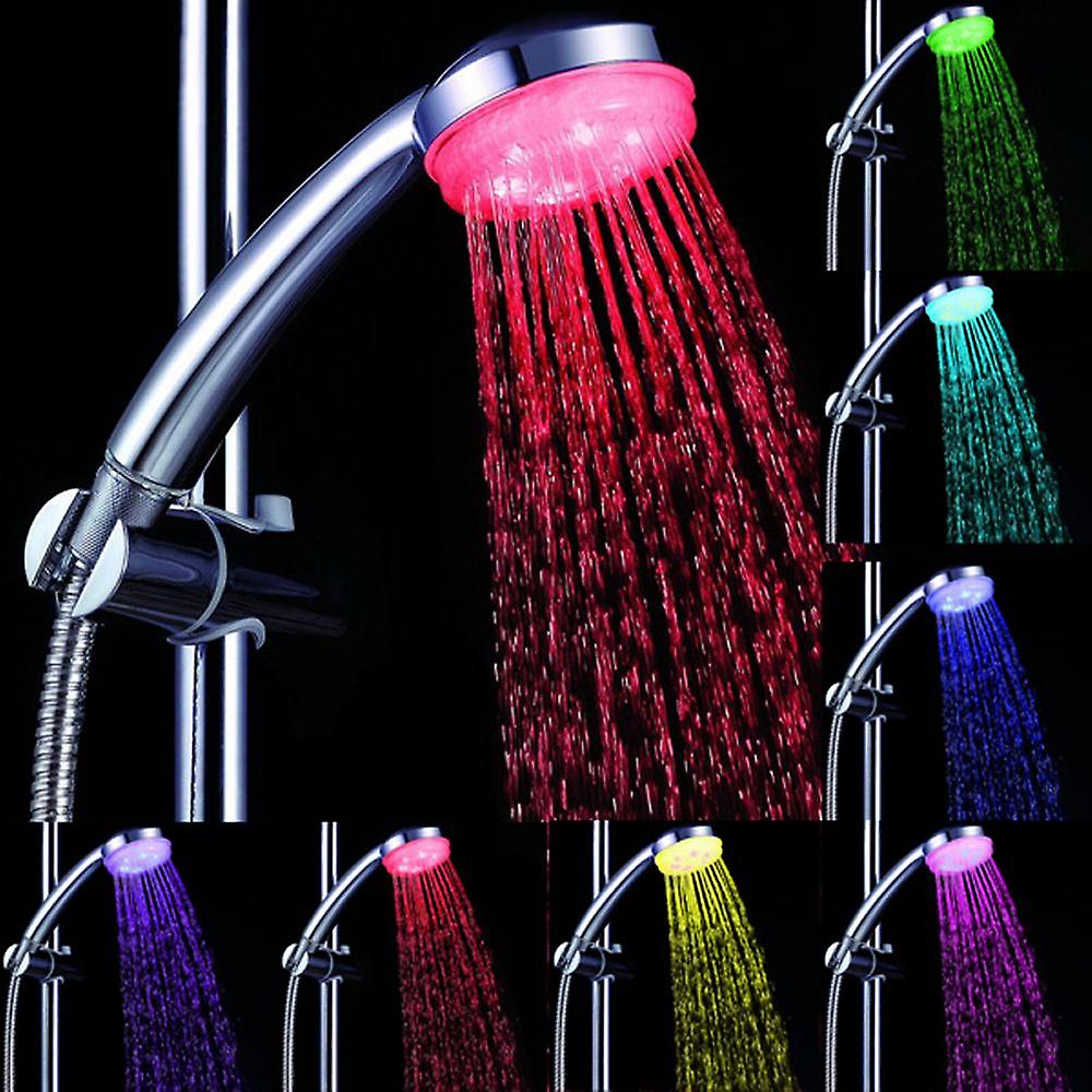 7 Colors Automatic Change Shower Head Led Watering Handheld Spray Head22cm