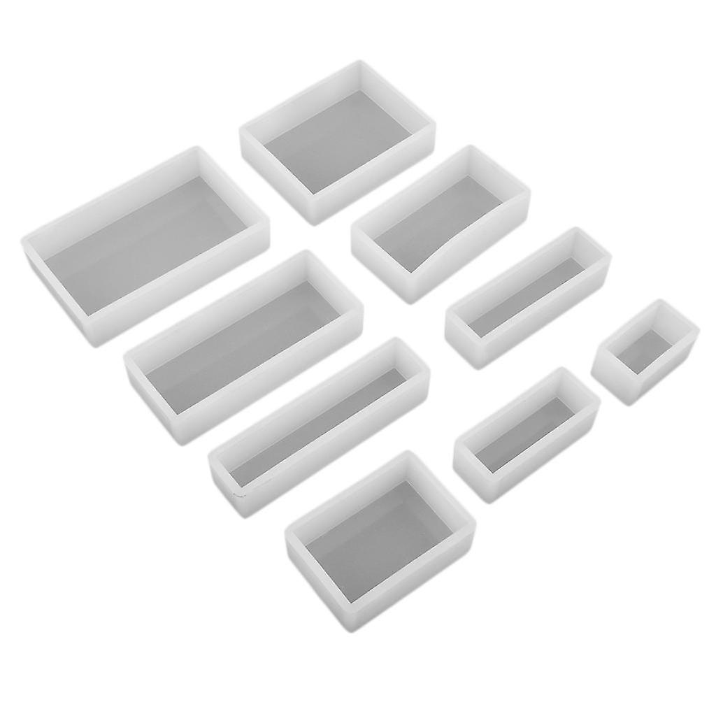 Rectangle Silicone Cake Molds for Resin Casting Jewelry Making Moulds Tools