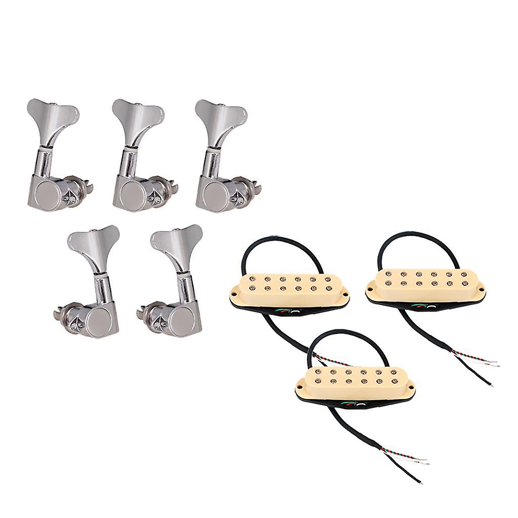 Hals Middle Bridge Humbucker Pickup med stemmepinner for Fender ST gitar