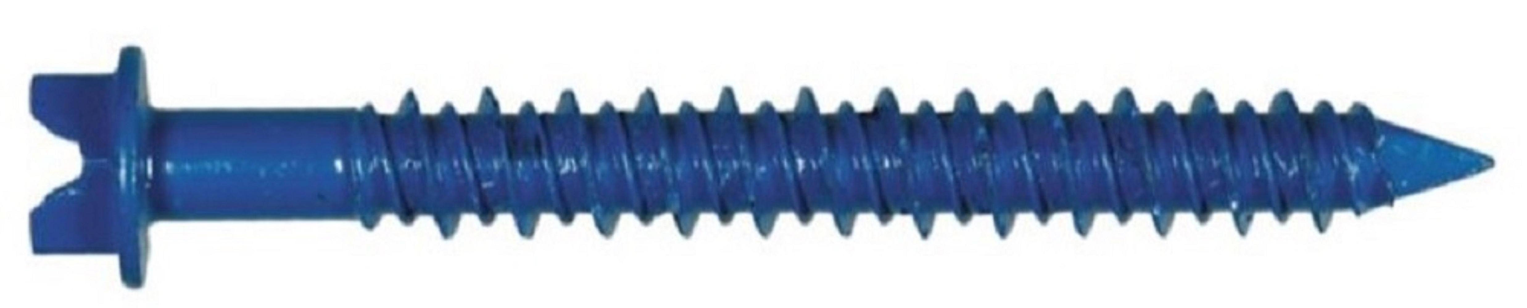 Hillman 8968 Slotted Hex Washer-Head Concrete Screw Anchor 1/4" x 1-3/4"