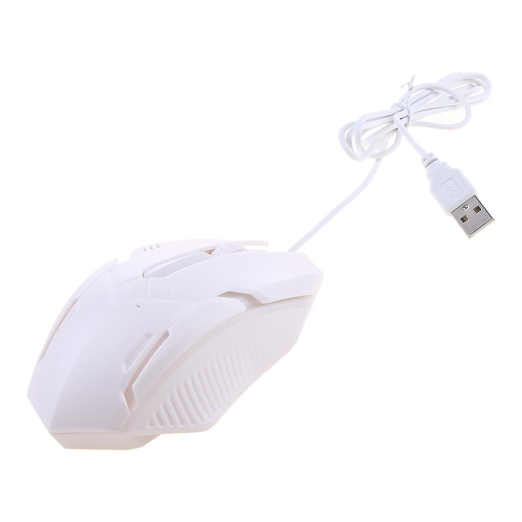 Computer Gaming Mice 1000 DPI Ergonomic Wired Mouse 7 Color Gradient Light