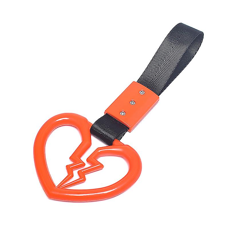 Jdm Tsurikawa Ring Japanese Subway Train Bus Car Handle Cute Broken Heart Handle Hand Strap Rear Front Bumper Warning Ring