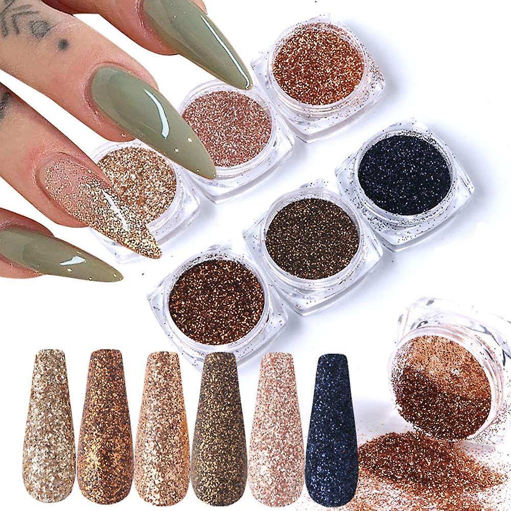 Nail Glitter (6 Color Glitter-13)make Up