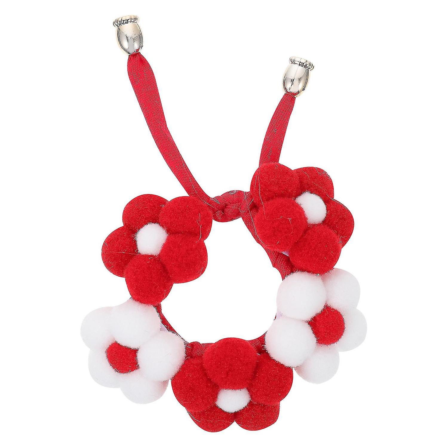 1pc Pet Collar Lovely Festival Cat Knitted Collar Knitted Collar For Cat Dog Knitted Collars