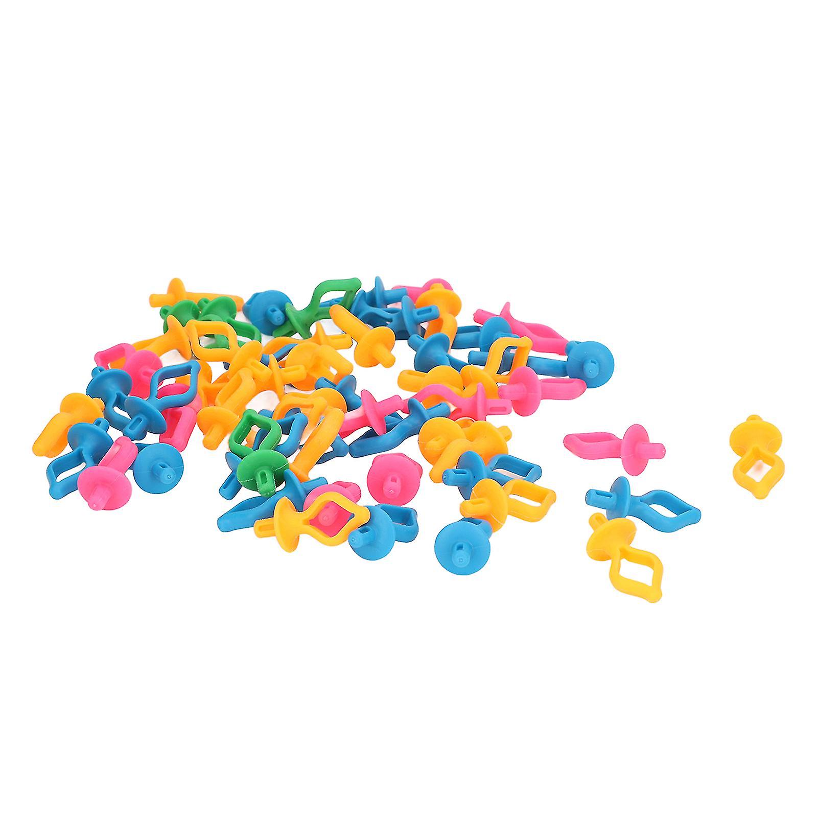 100pcs Bobbin Holder Regulable Design Silicone Material Small Compact Colorful Sewing Thread Holder 