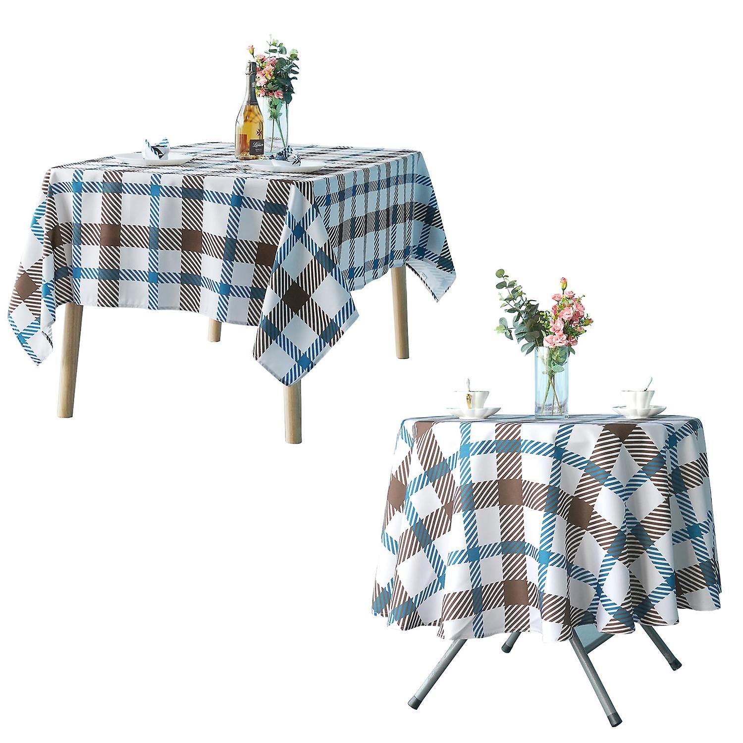 Round Rectangle Tablecloth For Decor