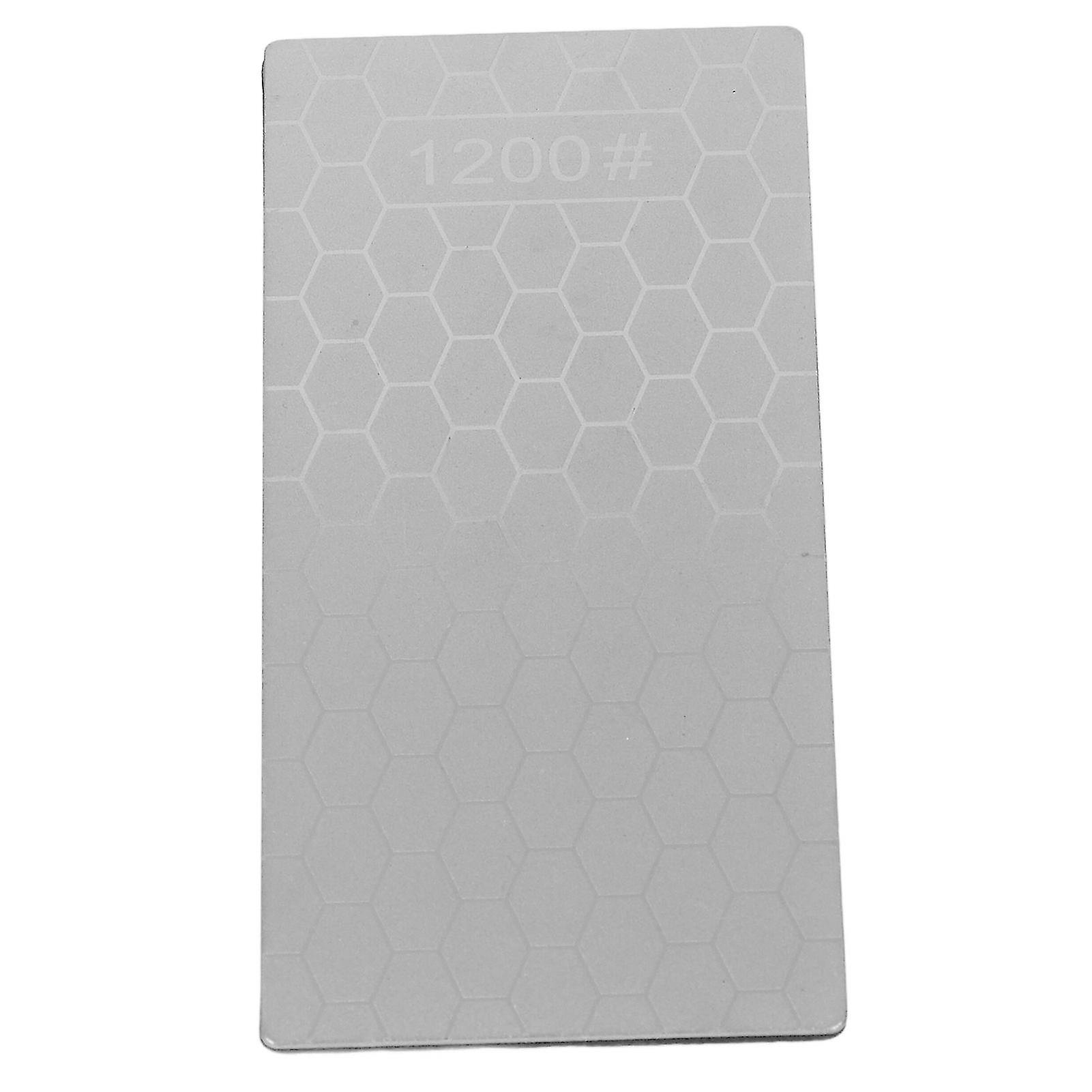 Diamond Whetstone, Rectangular Whetstone with Anti-Slip Backing Plate, Various Thicknesses, Sharpening Stone 15.2cm*6.3cm (1200 Grit)