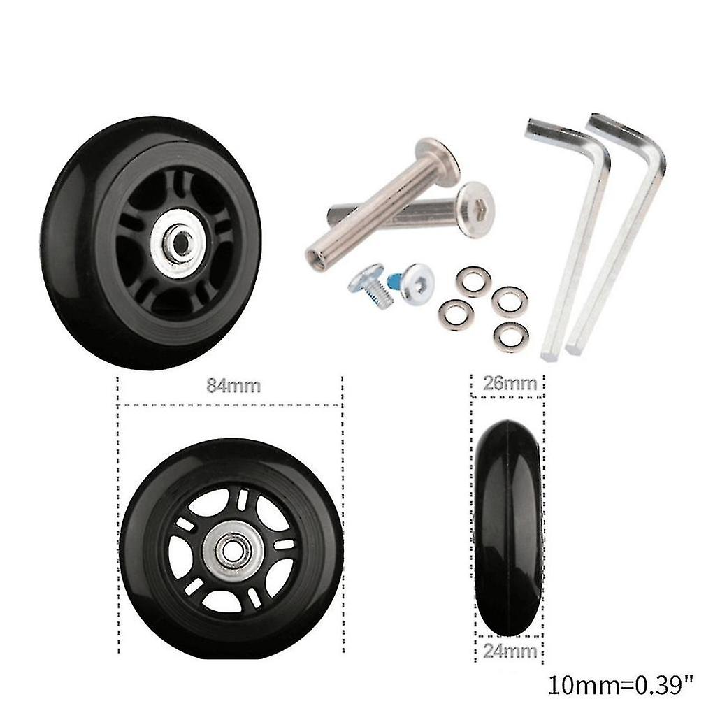4PCS Baby Walker Räder Ersatz - 1,97 Zoll Universalräder