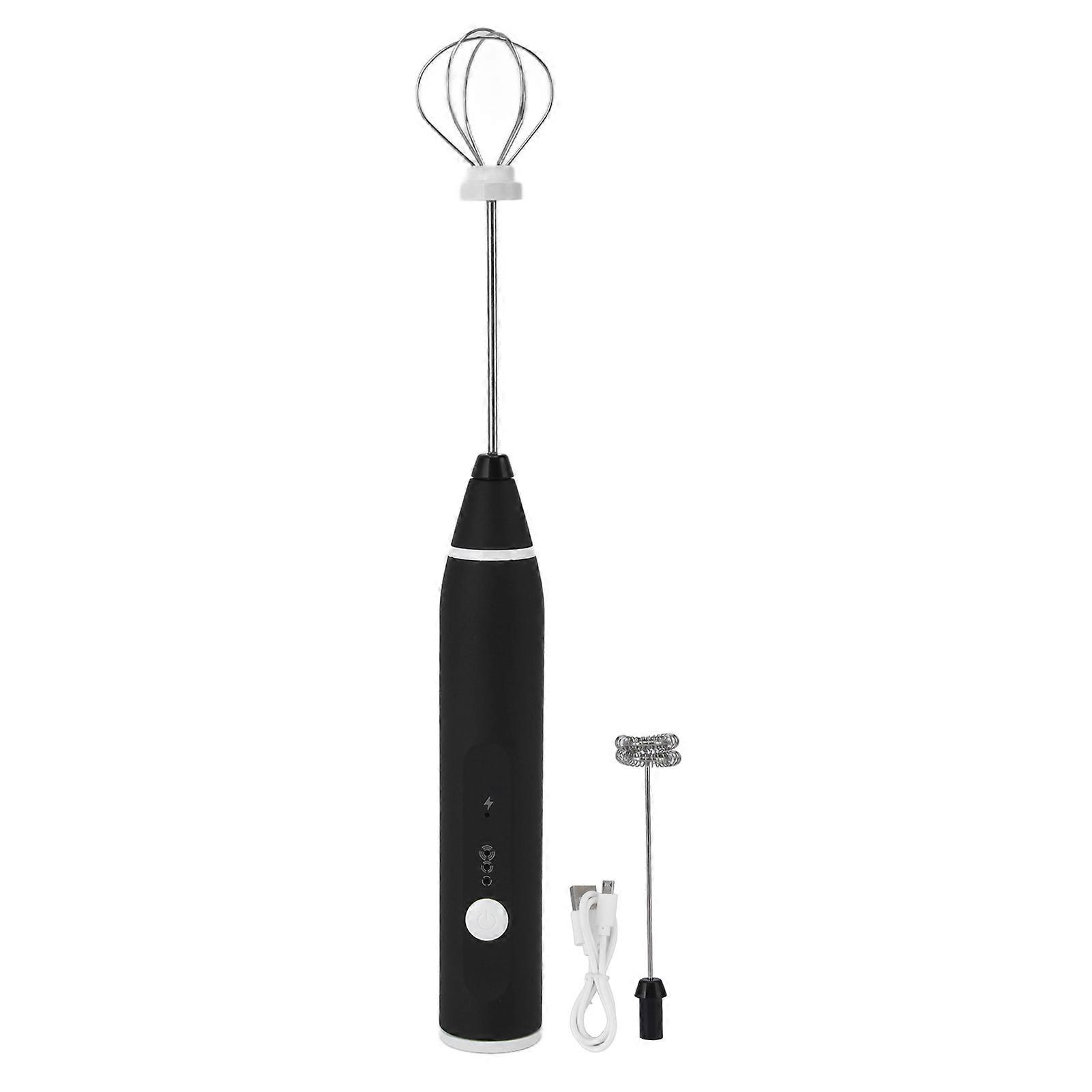 Electric Stirrer 3 Speed Modes Electric Handheld Stainless Steel Detachable Probe Safe Nonstick Flexible Mini Hand Mixer