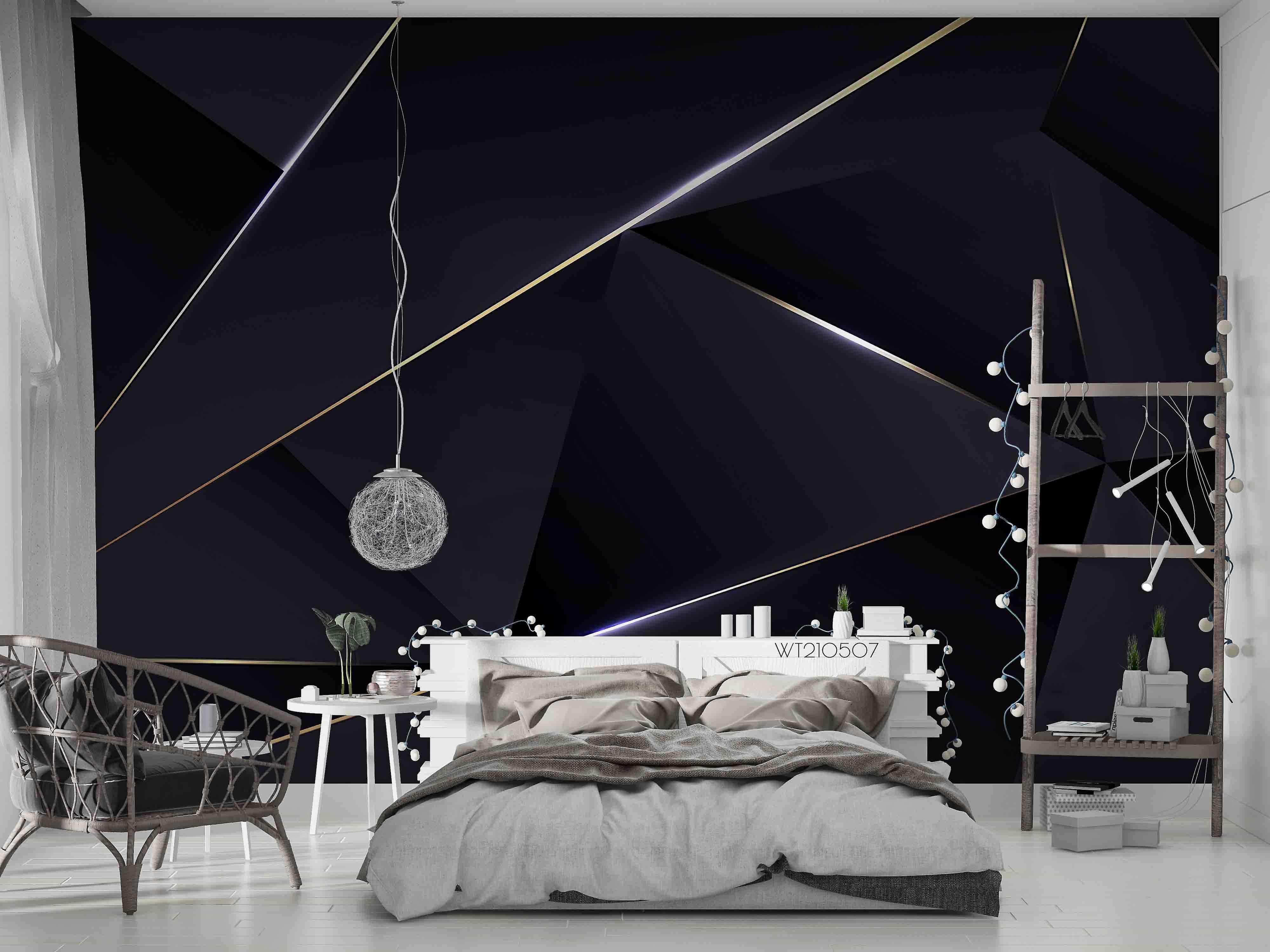 3D Abstract Geometric Pattern Wall Mural Wallpaper Lqh 152