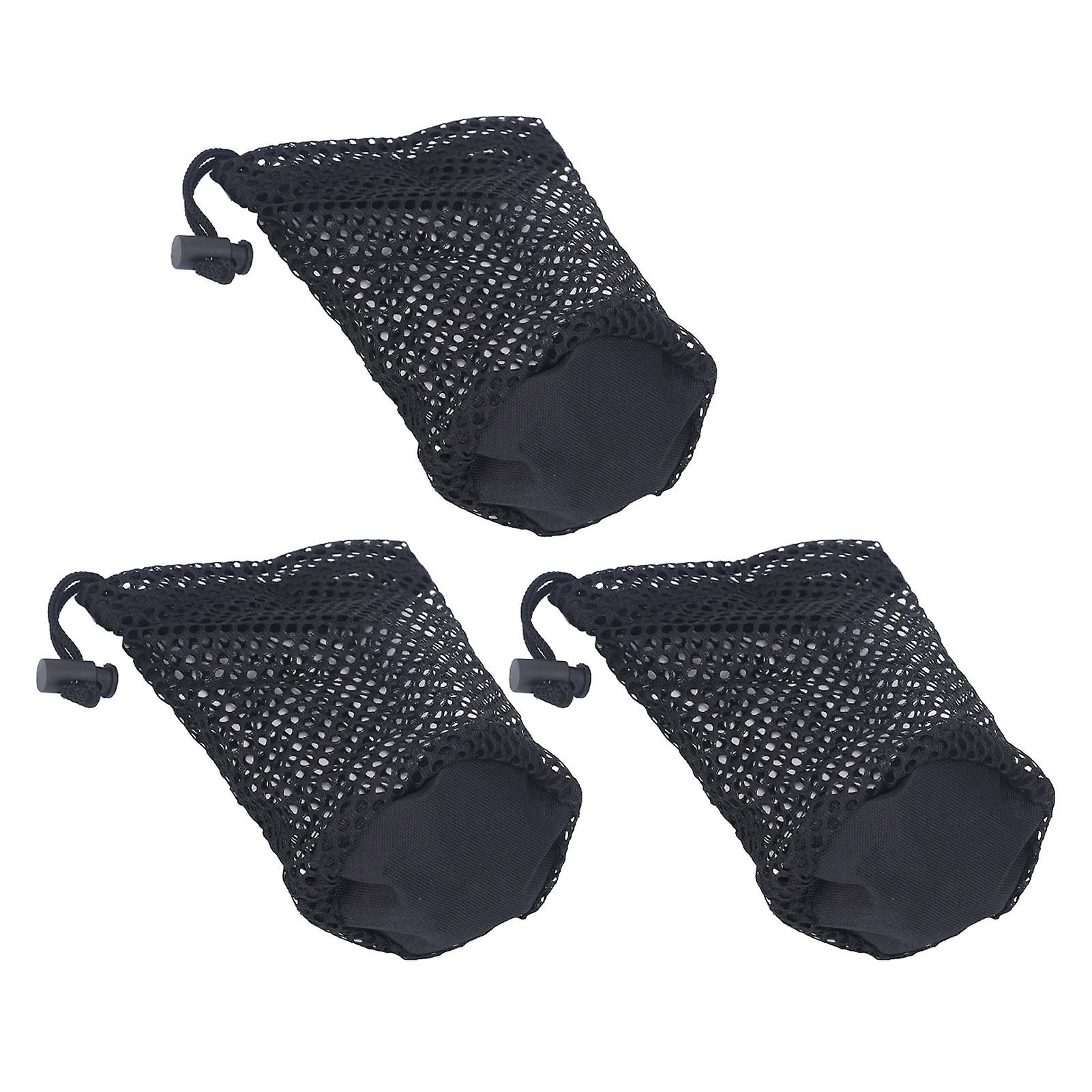 3Pcs Sports Net Bag Nylon Golf Ball Net Bag Utility Accessory Organizer for 12 to 16 Balls