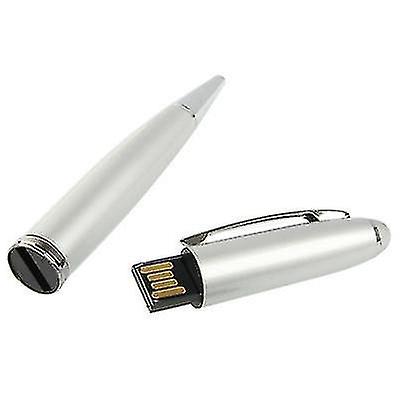 Computer Accessory Sets 2 In 1 Pen Style Usb Flash Disk Silver 4gb