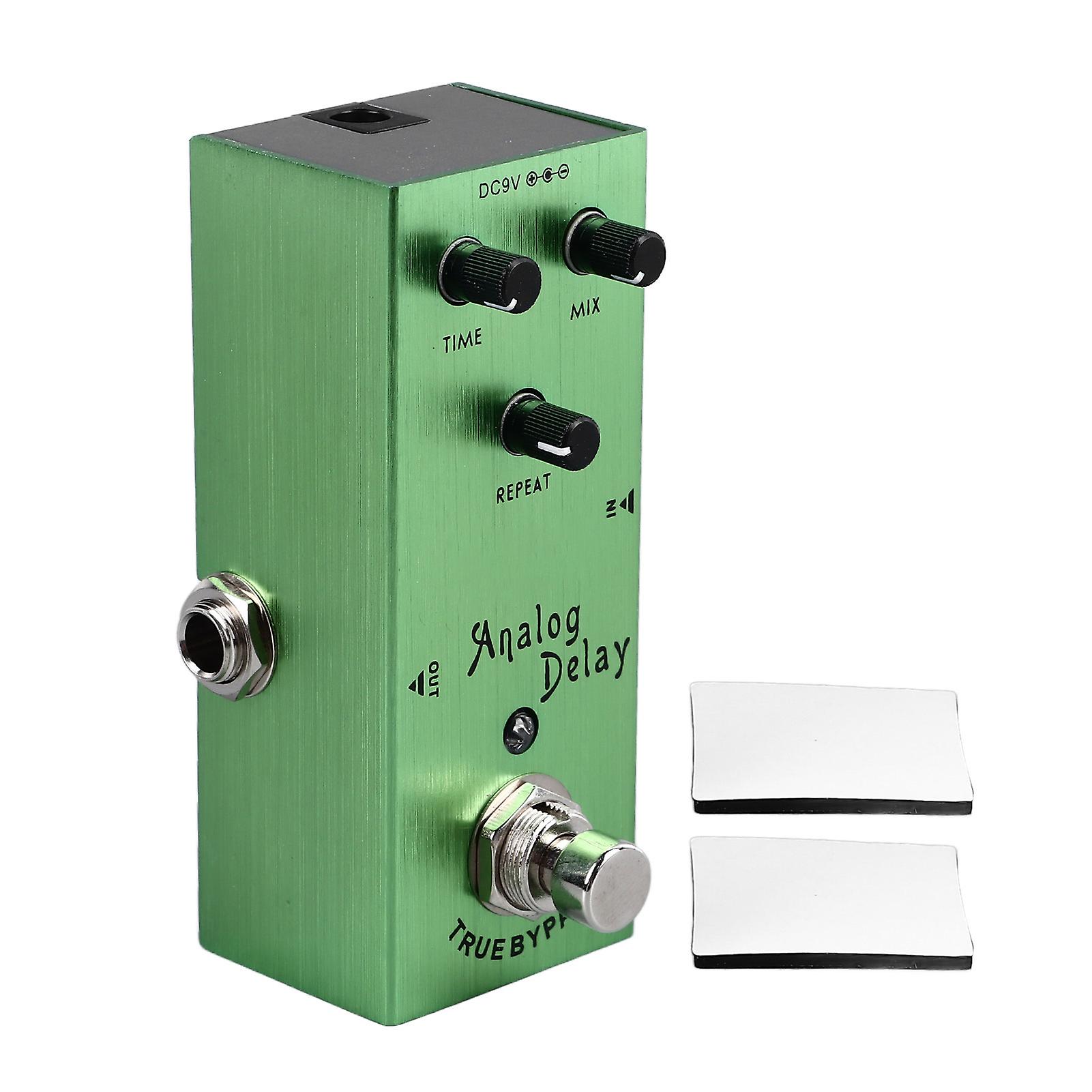 Gitarre Delay Effektpedal Multi Function Rich Timbre Analog Delay E-Gitarre Effekte Pedal Hellgrün