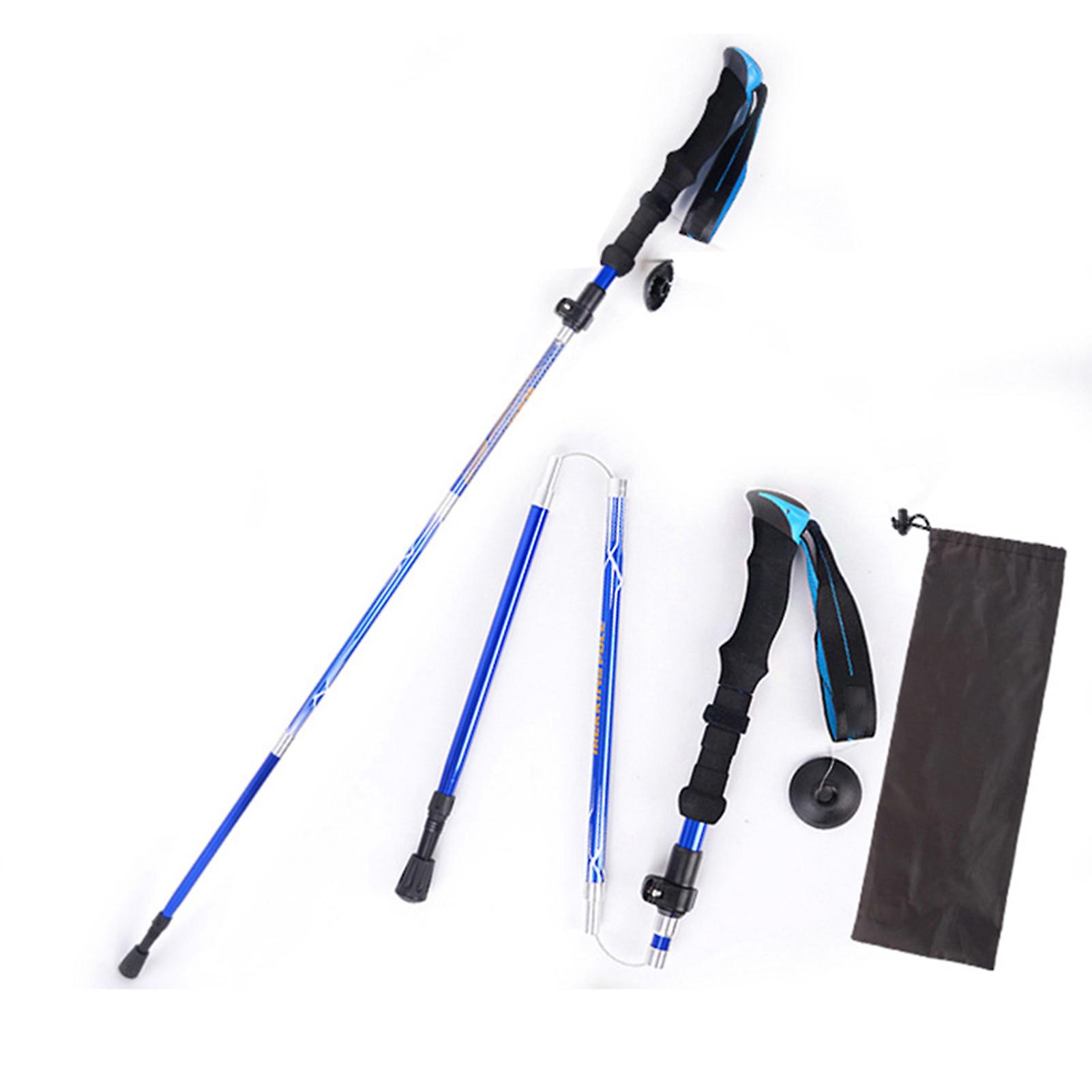 Foldable Portable Trekking Poles Lightweight Non-Slip Walking Sticks Mountaineering Essentials Accessories For Women Men